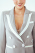 JACKET WITH STRIPE DETAIL - Barrus London